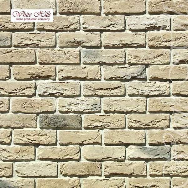 305-10 White Hills Облицовочный кирпич «Бремен брик» (Bremen brick), бежевый, плоскостной.