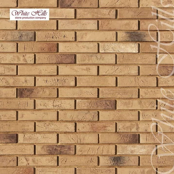 350-40 White Hills Облицовочный кирпич «Терамо брик» (Teramo brick),  плоскостной.