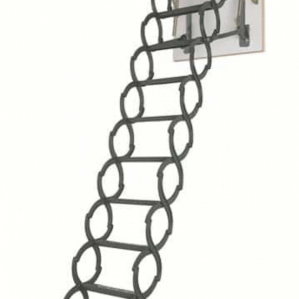 Чердачная лестница Fakro LST ножничная металлическая термоизоляционная 70x80x280 см
